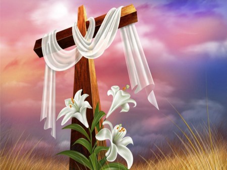 Easter Lily and The Cross, A Symbol of Death and Rebirth